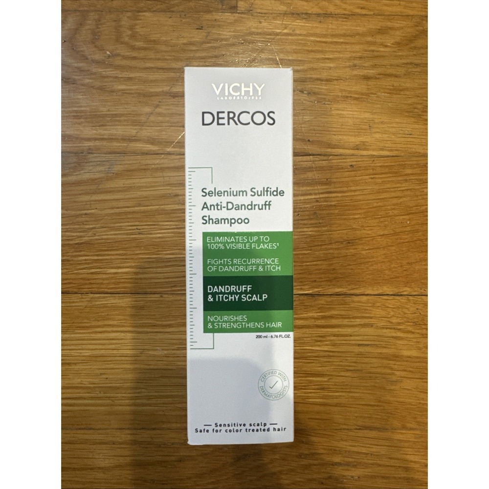 VICHY Dercos Selenium Anti Dandruff Shampoo Dandruff Scalp 6.76 oz